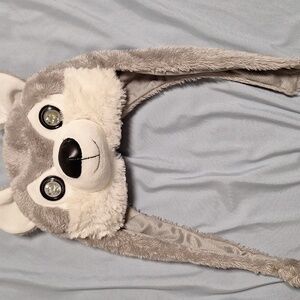 Wolf LED Headlight Hat. Headlight, warm, eclectic.